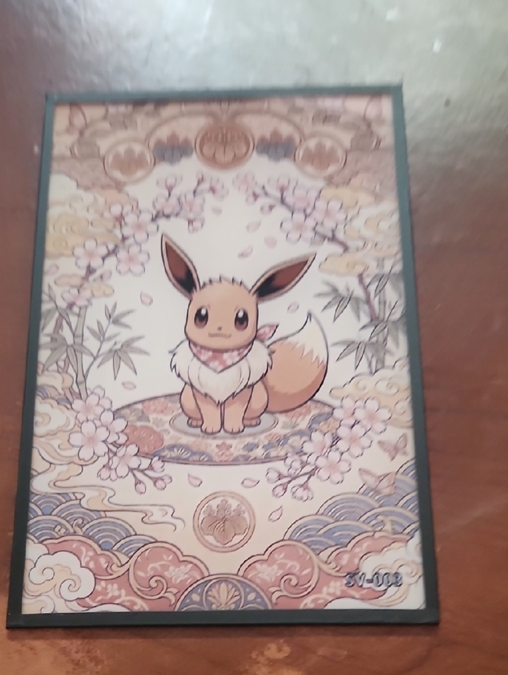 Pokemon Eevee Artboard in Brown, Cream, Pink